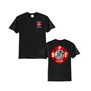 Bett Firefighters Unisex Short Sleeve Tee-Black