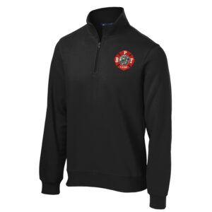 Bett Firefighters Men Sport-Tek 1/4-Zip Sweatshirt-Black