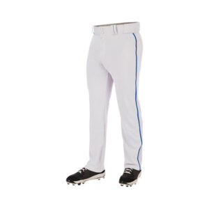 Durant Gold Team Triple Crown 2.0 Open Bottom baseball pant with piping Adult-White/Royal