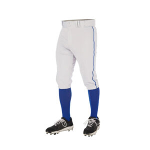 Durant Gold Team Adult Champro Triple Crown 2.0 Knicker Pant with Piping-White/Royal