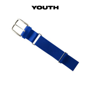 Durant Gold Team Youth  1-1/4″ Leather Tab baseball Belt-Royal