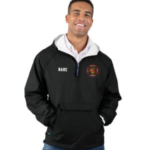 Fulton Fire Dept Charles River Classic Solid Pullover Adult-Black