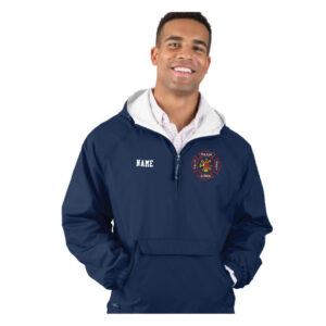 Fulton Fire Dept Charles River Classic Solid Pullover Adult-Navy