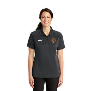 Fulton Fire Dept CornerStone Ladies Select Snag Proof Tactical Polo-Charcoal