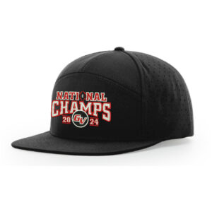 GV FB National Champs Richardson Cannon 7-Panel Performance Cap-Black