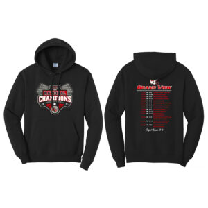 GV FB National Champs Unisex Fleece Hooded Sweatshirt-Black