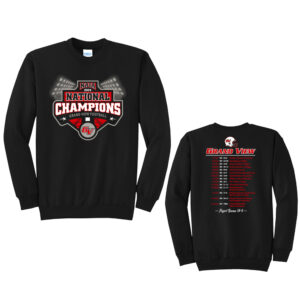 GV FB National Champs Unisex Fleece Crewneck Sweatshirt-Black