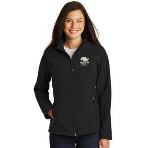 Midwest Wheel Companies Port Authority Ladies Core Soft Shell Jacket-Black