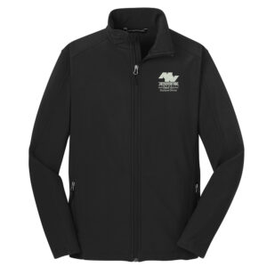 Midwest Wheel Companies Port Authority Men Core Soft Shell Jacket-Black