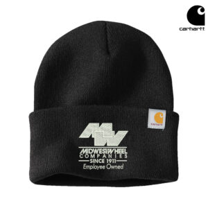 Midwest Wheel Companies Carhartt Acrylic Watch Cap 2.0 beanie stocking cap with cuff-Black