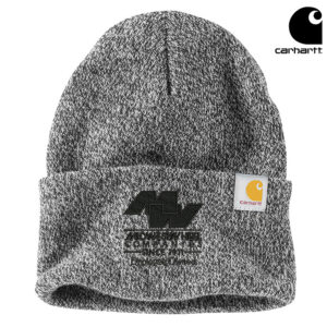 Midwest Wheel Companies Carhartt Acrylic Watch Cap 2.0 beanie stocking cap with cuff-Black/White