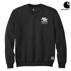 Midwest Wheel Companies Carhartt Adult Midweight Crewneck Sweatshirt-Black