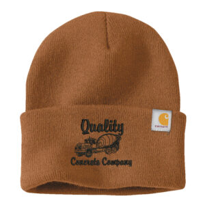 Quality Concrete Carhartt Acrylic Watch Cap 2.0 beanie stocking cap with cuff-Carhartt Brown