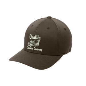 Quality Concrete Port Authority Flexfit Cap-Brown