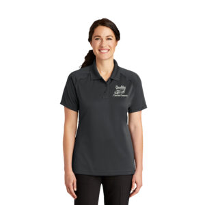 Quality Concrete Cornerstone Ladies Select Snag-Proof Tactical Polo-Charcoal