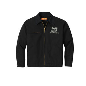 Quality Concrete CornerStone Men- Duck Cloth Work Jacket-Black (M-5XL)