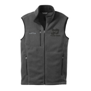 Quality Concrete Eddie Bauer Men – Fleece Vest – Grey Steel