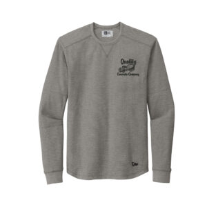 Quality Concrete New Era Men Thermal Long Sleeve-Shadow Grey Heather (S-XL)