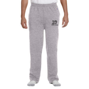 Quality Concrete Champion Open Bottom Sweatpants with pocket-Light Steel