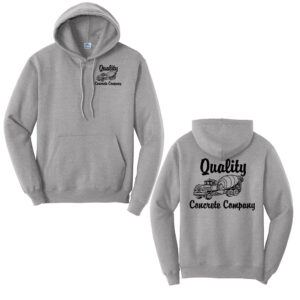 Quality Concrete Unisex Fleece Hooded Sweatshirt-Athletic Heather