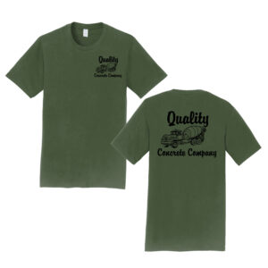 Quality Concrete Unisex Fan Favorite Short Sleeve Tee-Olive