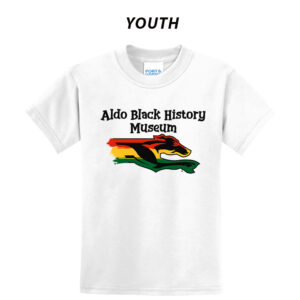 Aldo Black History Museum Youth Short Sleeve Tee-White