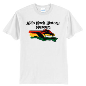 Aldo Black History Museum Unisex Short Sleeve Tee-White