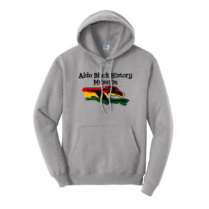 Aldo Black History Museum Unisex Fleece Hooded Sweatshirt-Athletic heater