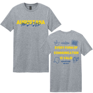 Augustana MS SLP Unisex Softstyle Short Sleeve Tee-Grey