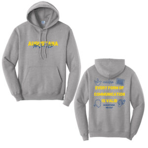 Augustana MS SLP Unisex Fleece Hooded Sweatshirt-Athletic Heather