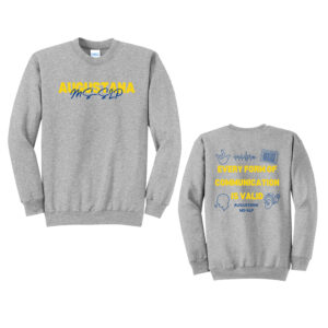 Augustana MS SLP Unisex Fleece Crewneck Sweatshirt-Athletic Heather