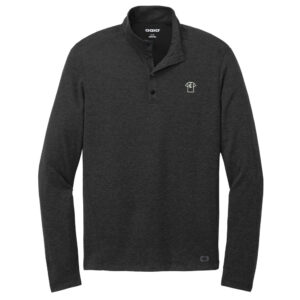 Adcraft Sales OGIO Men Command 1/4-Snap long sleeve-Blacktop