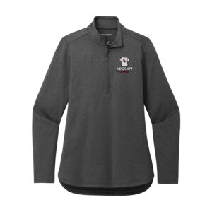 Adcraft Sales Port Authority Ladies C-FREE Double Knit 1/4-Zip-Grey Steel Heather