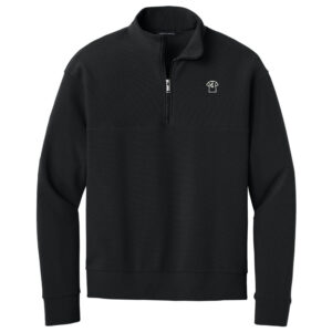 Adcraft Sales Mercer+Mettle Men Linear Texture 1/4-Zip-Black