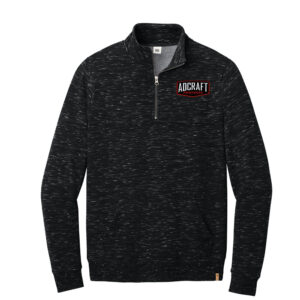 Adcraft Sales tentree Men Space Dye Fleece 1/4-Zip-Meteorite Black Space Dye