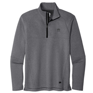 Adcraft Sales OGIO Transition 1/4-Zip Men-Blacktop Heather