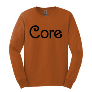 Core Beauty Unisex Long Sleeve Tee-Texas Orange