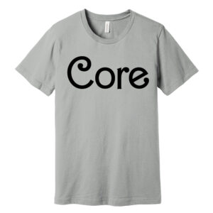 Core Beauty  Unisex Premium Short Sleeve Tee-Silver