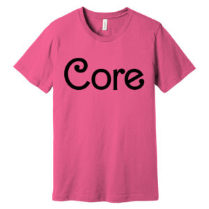 Core Beauty  Unisex Premium Short Sleeve Tee-Charity Pink