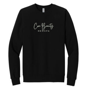 Core Beauty Jerzees Eco Unisex Premium Blend Crewneck Sweatshirt-Black (embroidery)