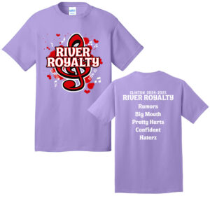 Clinton River Royalty Unisex Cotton Short Sleeve Tee-Lavender