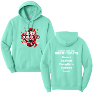 Clinton River Royalty Unisex Fleece Hooded Sweatshirt-True Celadon