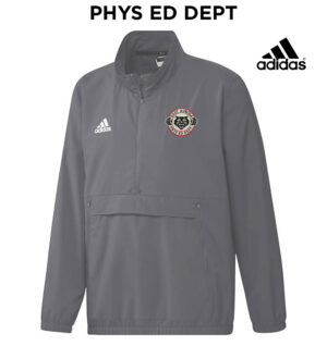 EA PE Health Drivers Ed Adidas Stadium 1/4 zip woven pullover – Team Grey Four