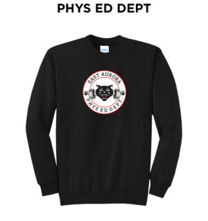 EA PE Health Drivers Ed Unisex Fleece Crewneck Sweatshirt-Black