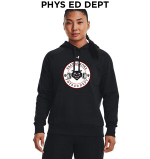 EA PE Health Drivers Ed Under Armour Women’s UA Rival -soft cotton-blend fleece hoodie-Black