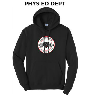 EA PE Health Drivers Ed Unisex Fleece Hooded Sweatshirt-Black