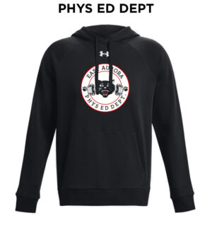 EA PE Health Drivers Ed Men Under Armour UA Rival Fleece Hoodie-Black