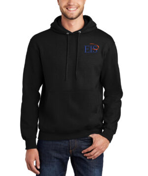 Eagle Integrated Services Unisex Basic Hooded Sweatshirt-Black