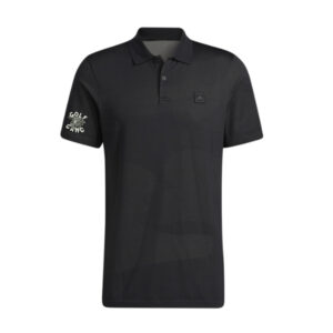 1031 Golf Gang Adidas GO-TO Seamless Polo / golf shirt – BLACK