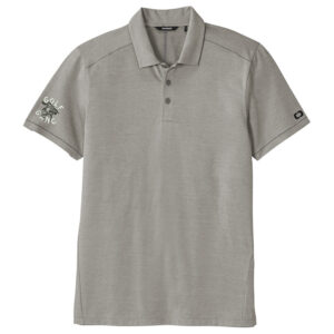 1031 Golf Gang OGIO Men Code Stretch Polo-Tarmac Grey Heather